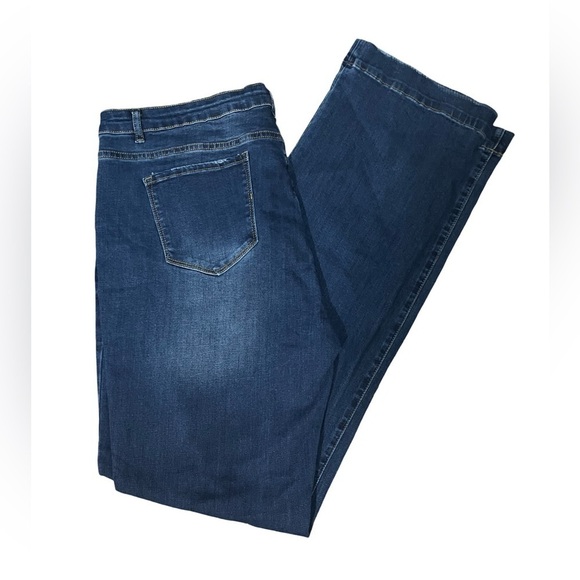 L&B Lucky & Blessed Mid-Rise Bootcut Jeans, Size 20, NWT, 35” Inseam - Picture 3 of 5